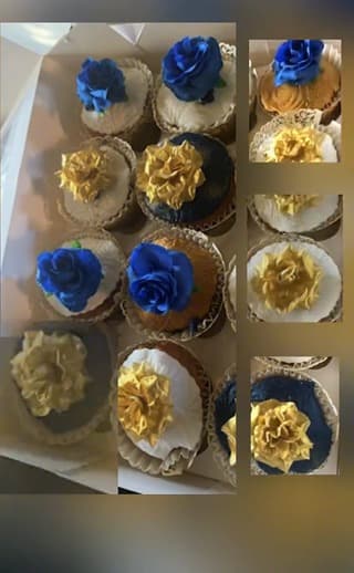 Blue cupcakes