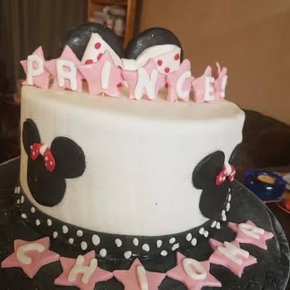 Minnie mouse cake