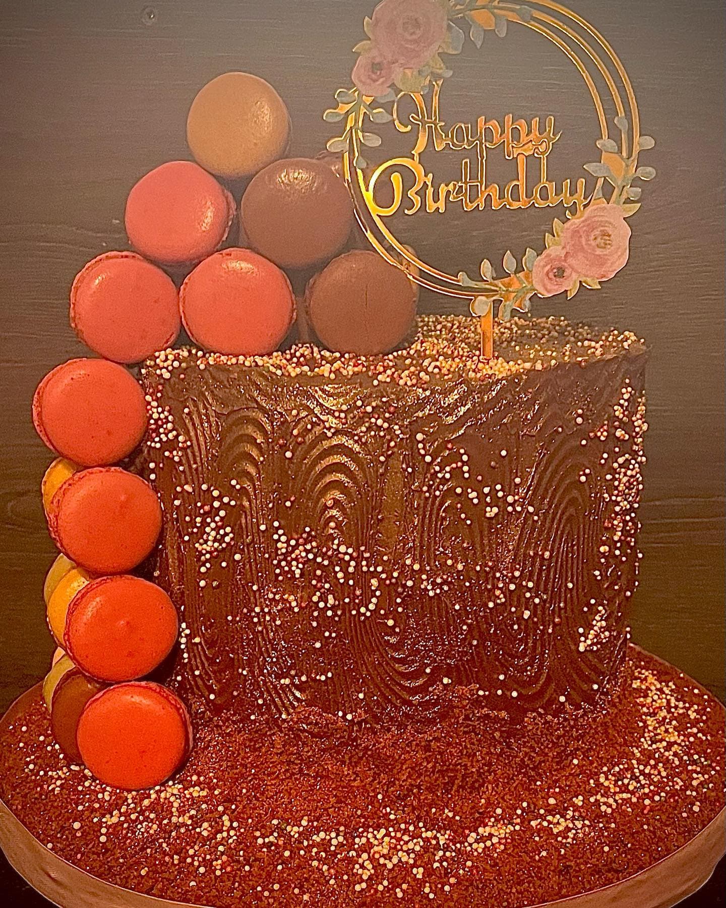 Orange balls cake