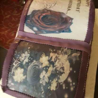 Photo print cake