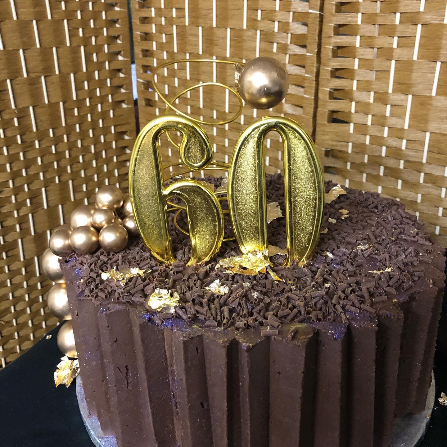 60th birthday cake
