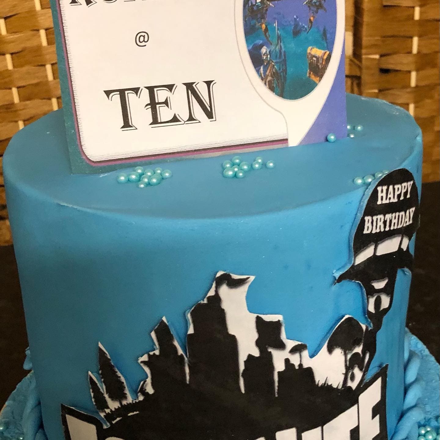 Castle birthday cake