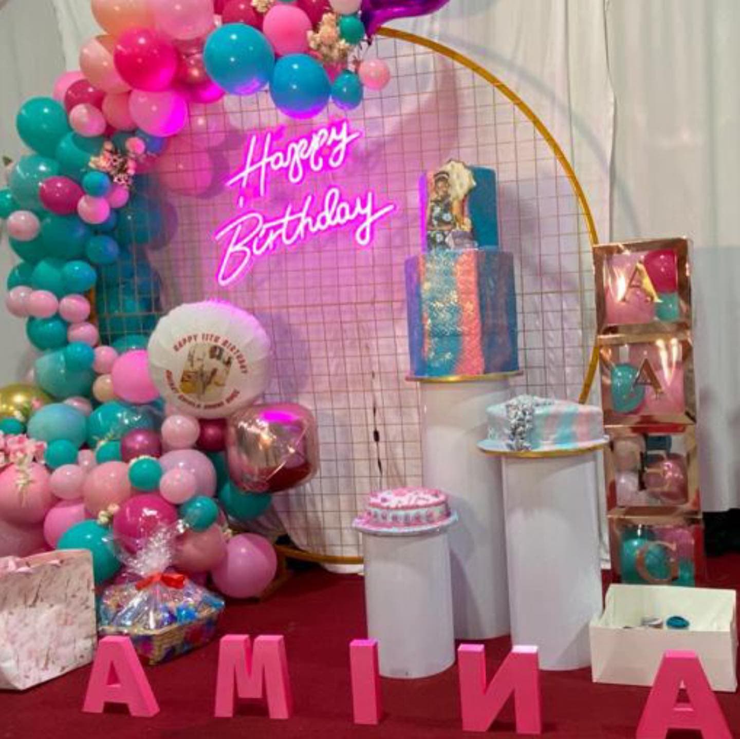 Neon amina setup